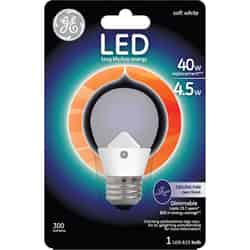 GE A15 E26 (Medium) LED Bulb Soft White 40 Watt Equivalence 1 pk