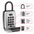 Master Lock 0.004 ft³ Combination Lock Gray Lock Box