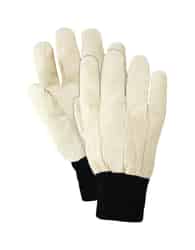 Handmaster Men's Indoor/Outdoor Canvas Utility Gloves S White