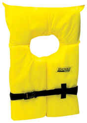 Seachoice Adult Life Vest US Coast Guard Approved Yellow