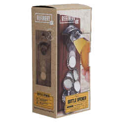 Sharper Image Metal 3-3/16 in. L Bottle Opener Brown