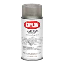 Krylon Glitter Shimmer Shimmering Silver Spray Paint 4 oz