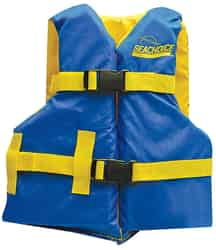 Seachoice Life Vest Type III PFD 25 in. to 30 in. Blue, Yellow