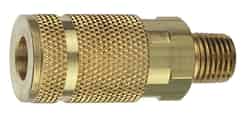 Tru-Flate Brass Quick Change Coupler 1/4 in. Male 1 1 pc