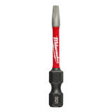 Milwaukee SHOCKWAVE #1 x 2 in. L Square Steel Quick-Change Hex Shank 1 pc. Screwdriver Bit 1