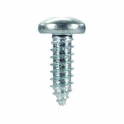 HILLMAN 14 x 3/4 in. L Phillips Pan Head Zinc-Plated Sheet Metal Screws 100 per box Steel