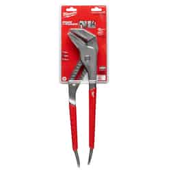 Milwaukee REAM & PUNCH Forged Alloy Steel Slip Joint Pliers Red Straight Jaw 16 in. 1 pk