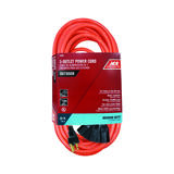 Ace Indoor and Outdoor Orange Triple Outlet Cord 14/3 SJTW 25 ft. L