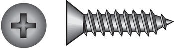 HILLMAN 10 x 3/4 in. L Phillips Stainless Steel Sheet Metal Screws 100 per box Flat Head