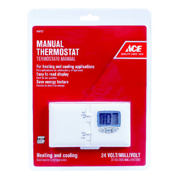 Ace Heating and Cooling Lever Programmable Thermostat