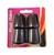 Magic Sliders Rubber Leg Tip Black Round 1-1/8 in. W 4 pk