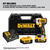 DeWalt XR 20 max volts 1/4 in. Cordless Hex Brushless Impact Driver Kit 3250 rpm 1825 ft./lbs.