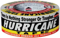 Hurricane Tape Duct Tape Hurricane Window Protection 2 in. x 60 yd. White