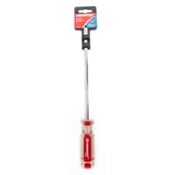Crescent 8 in. Slotted 3/16 in. Screwdriver Metal Red 1 pc.