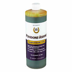 First Priority Liquid Povidone Iodine Surgical Scrub For Horse 32 oz.