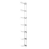 John Sterling 63-3/16 in. H x 3-1/2 in. W x 8-7/8 in. D Steel Sports Ball Storage Rack Up to 20 l