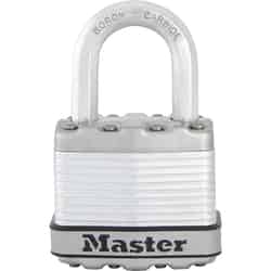 Master Lock 2 in. L x 1-3/4 in. W Stainless Steel Ball Bearing Locking Laminated Padlock 1 pk