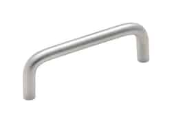 Amerock Wire Oblong Cabinet Pull 3 in. Brushed Chrome 1 pk 3-5/16 in. Dia.