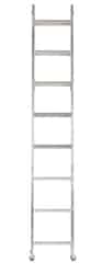 Werner 16 ft. H X 15.75 in. W Aluminum Extension Ladder Type III 200 lb