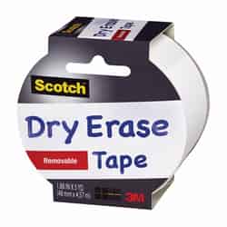 Scotch 1.88 in. W X 5 yd L Dry Erase Tape White
