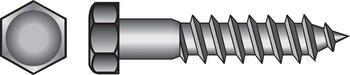 HILLMAN 1/4 in. x 2-1/2 in. L Hex Hot Dipped Galvanized Steel Lag Screw 100 pk