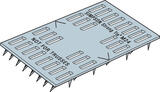 Simpson Strong-Tie 2 in. L x 4 in. H x 0.4 in. W Galvanized Mending Plate Steel