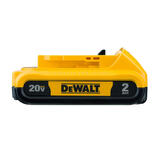 DeWalt 20V MAX XR 20 V 2 Ah Lithium-Ion Compact Battery Pack 1 pc