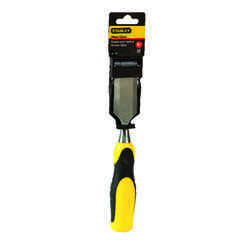Stanley 9 in. L x 1 1/4 in. W Steel Yellow Wood Chisel 1 each