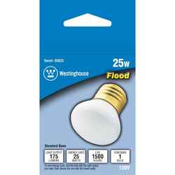 Westinghouse 25 watts R14 Incandescent Bulb White Floodlight 1 pk 175 lumens