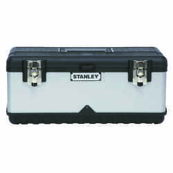 Stanley 19 in. 11 in. W x 8 in. H Tool Box Metal/Plastic Black