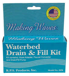 Making Waves 1.25 in. Dia. Plastic Waterbed Drain and Fill Kit