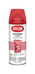 Krylon Stained Glass Translucent Cranberry Red Spray Paint 11.5 oz