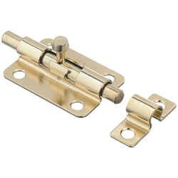 Ace Barrel Bolt 3 in. Bright Brass For Lightweight Doors, Chests and Cabinets