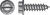 HILLMAN 14 x 1-1/2 in. L Slotted Zinc-Plated Steel Hex Washer 100 per box Sheet Metal Screws