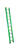 Werner 20 ft. H X 17.75 in. W Fiberglass Extension Ladder Type II 225 lb