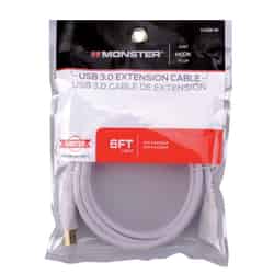 Monster Cable Hook It Up 6 ft. L USB Cable Extensions