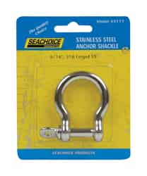 Seachoice Polished 5/16 in. W x 1 in. L Shackle Stainless Steel 1 pc.