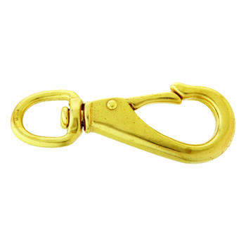 Campbell Chain 3/4 in. Dia. x 4-1/2 in. L Polished Bronze Quick Snap 140 lb.