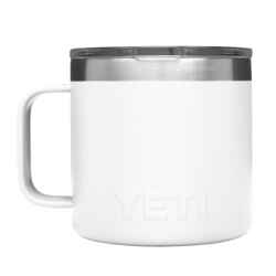 YETI Rambler 14 oz White BPA Free Insulated Mug
