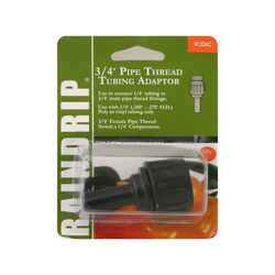 Raindrip Drip Irrigation Swivel/Compression Adapter 1 pk Plastic