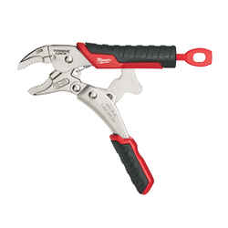 Milwaukee Torque Lock Forged Alloy Steel 5 in. Curved Jaw Locking Pliers 1 pk Silver