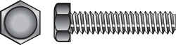 HILLMAN 5/16 in. Dia. x 1-1/2 in. L Zinc Plated Steel Hex Tap Bolt 100 box