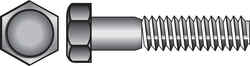 HILLMAN 1/2 in. Dia. x 7 in. L Zinc Plated Steel Hex Bolt 25 box
