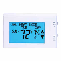 Lux Heating and Cooling Touch Screen Programmable Thermostat