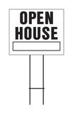 Hy-Ko English 20 in. H x 24 in. W Sign Plastic Open House