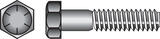 HILLMAN 1/4 in. Dia. x 2 in. L Heat Treated Yellow Dichromate Hex Head Cap Screw 100 box