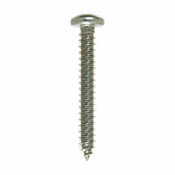 HILLMAN 8 x 1-1/4 in. L Phillips Pan Head Sheet Metal Screws 100 per box Stainless Steel