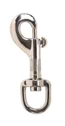 Campbell Chain 5/8 in. Dia. x 3-1/2 in. L Nickel-Plated Zinc Bolt Snap 80 lb.