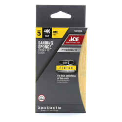 Ace 5 in. L X 5 in. W X 1 in. T 400 Grit Angled Sanding Sponge