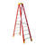 Werner 10 ft. H X 30.38 in. W Fiberglass Step Ladder Type IA 300 lb. cap.